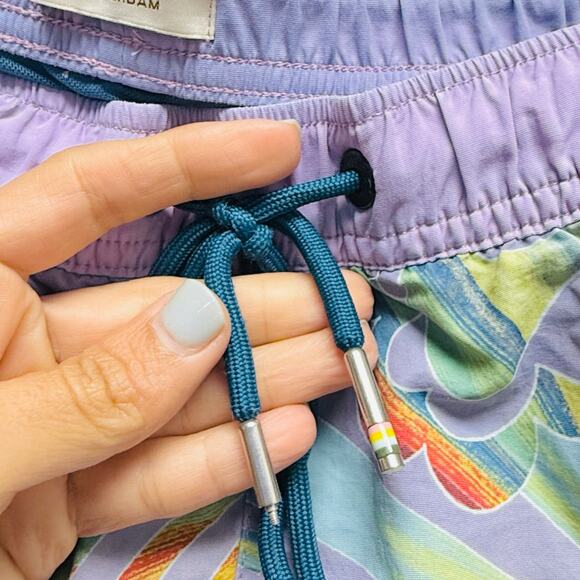 Scotch & Soda Swim Trunks Psychedelic Print in Purple Men’s Size‎ XL - Picture 6 of 9